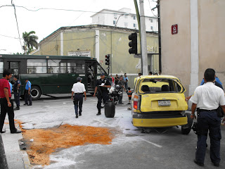 Tres heridos en aparatoso choque