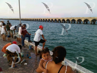 Cenizas de "Cholo" al mar en Progreso