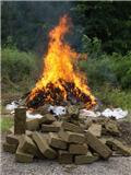 Le prende fuego la PGR a 180 kilos de droga