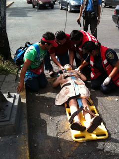 Encontronazo en Circuito deja siete personas heridas