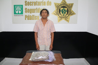 Narcomenudista llevaba un kilo de mariguana en su triciclo