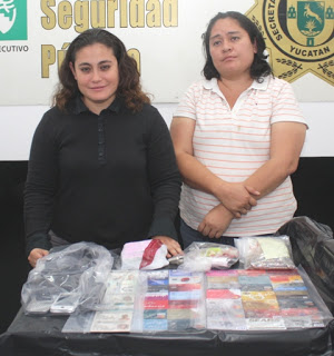 Clonadoras detenidas por estafar al Carlos Slim yucateco