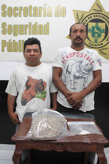 Sorprendidos con un kilo de mota en Kanasín