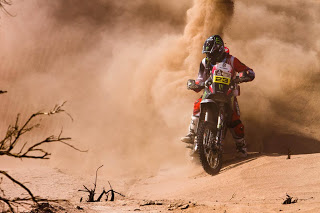 Corredor meridano de motocross al hospital por un mal cálculo