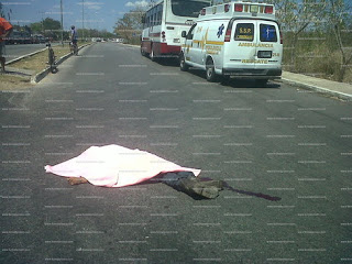 Camionero arrolla y mata a un ciclista en el sur de Mérida