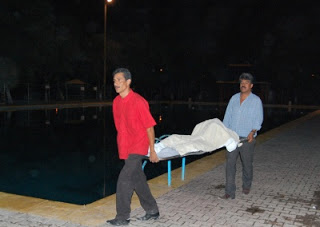 Ebrio se ahoga en una piscina en una fiesta de cumpleaños