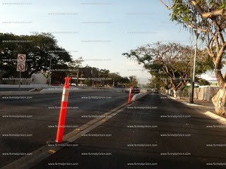 Instalan postes reflejantes antichoques en el Paso Deprimido