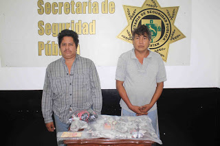 Sorprendidos par de narquitos en el sur profundo de Mérida