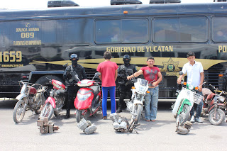 Desmembrada banda de ladrones de motocicletas