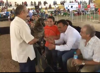 Un cachorro de Fila Brasileiro, la nueva mascota de la familia del gobernador