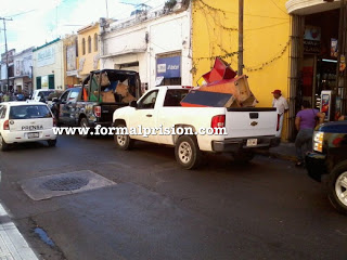 Decomisan Policía Federal y SSP minicasinos y películas piratas en el
centro de Mérida