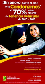 Ofrece gobierno estatal, por tiempo limitado, descuento de 70% entenencias atrasadas