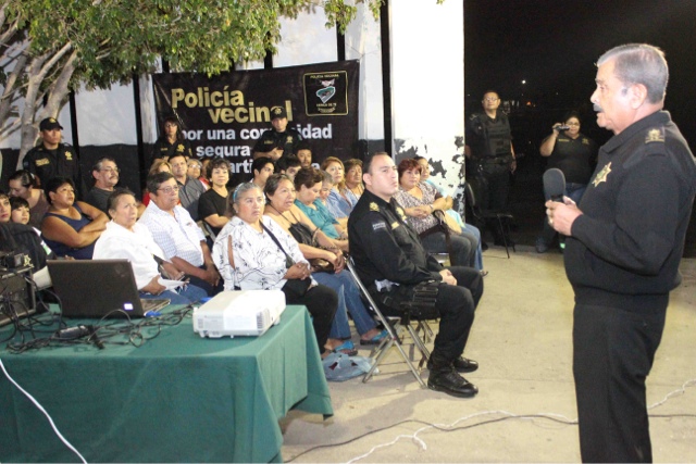 La SSP visita a vecinos del Norte y Poniente para acordar acciones antidelincuencia
