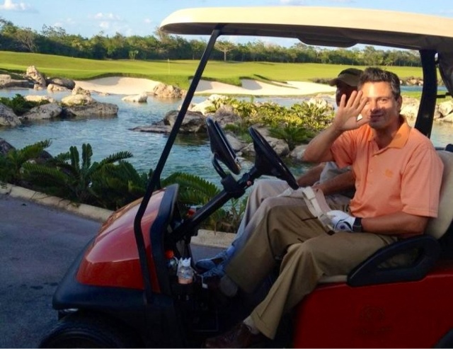 Sábado de relax de Peña Nieto en Mérida: llega para jugar golf un rato