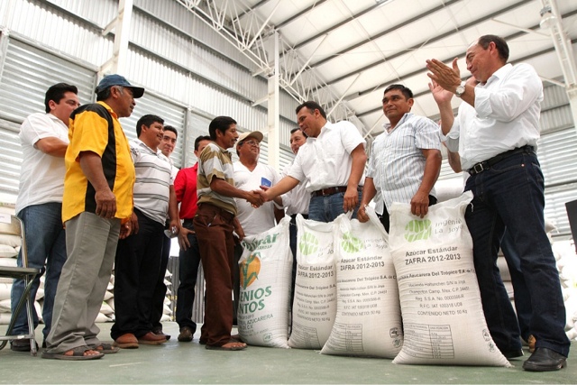 Más de 600 toneladas de azúcar para productores apícolas de 39
municipios