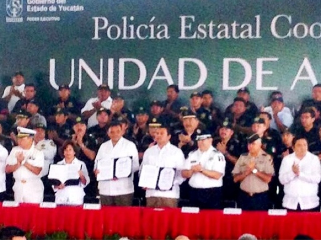 Saidén asume desde hoy el Mando Único de la policía en Yucatán
