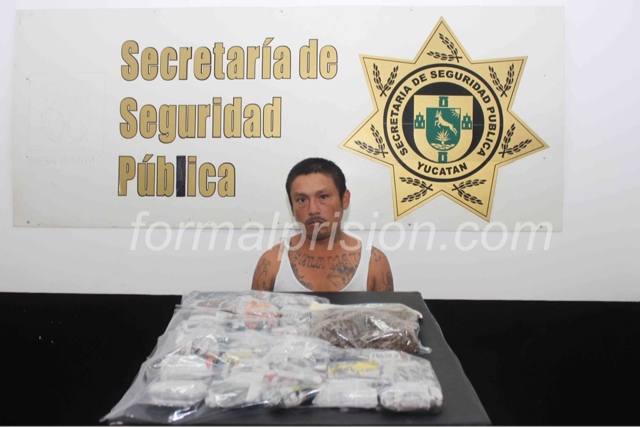 Sorprendido cuando arrastraba una maleta con mariguana