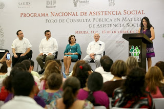 Yucatán, sede del segundo Foro de Consulta Pública en Materia de Asistencia Social.