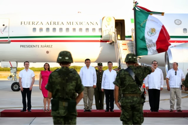 Realiza Presidente Enrique Peña Nieto cuarta visita a Yucatán