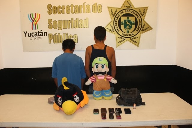 Roban en Xmatkuil y se esconden en un juego mecánico para no ser
detenidos