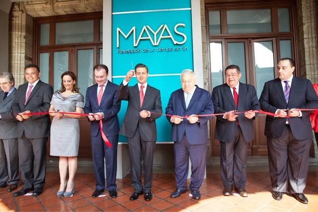 Inauguran en Palacio Nacional la exposición “Mayas: revelación de un
tiempo sin fin”