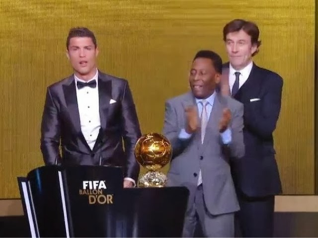 Cristiano Rolando gana el Balón de Oro de la FIFA