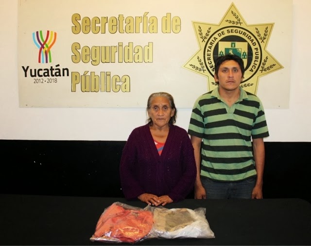 Cae abuelita narcomenudista con medio kilo de mariguana