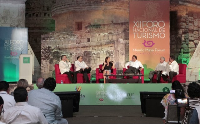 Participa secretaria de Turismo y gobernadores en foro "Presente y
futuro del Mundo Maya”