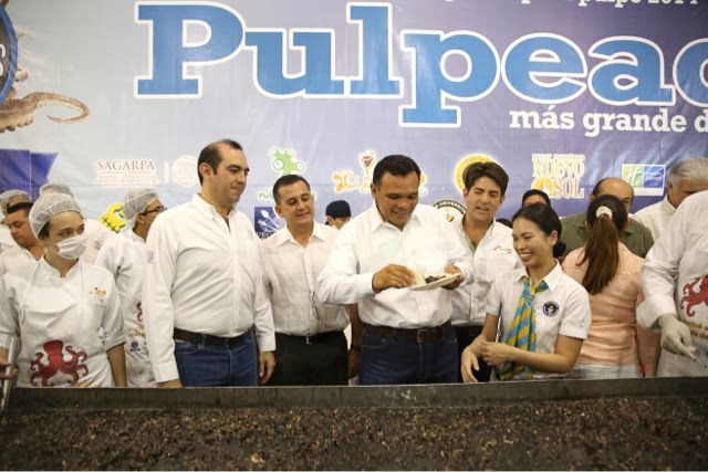 Obtiene Yucatán Record Guinness por la pulpeada más grande del mundo