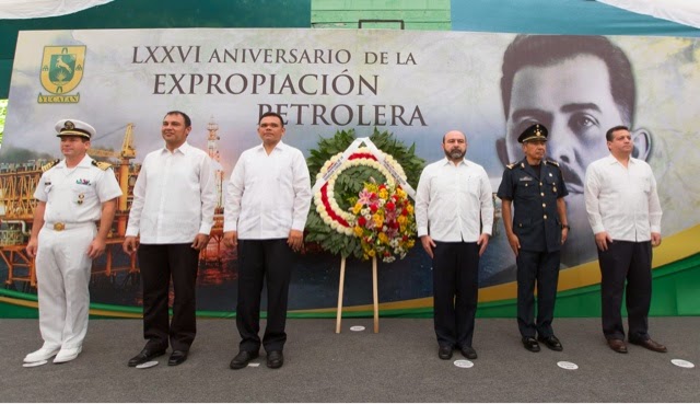 Conmemoran 76 aniversario de la Expropiación Petrolera