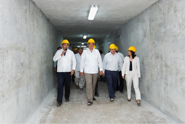 Avance del 77 por ciento en construcción del Centro de Justicia Oral de
Mérida