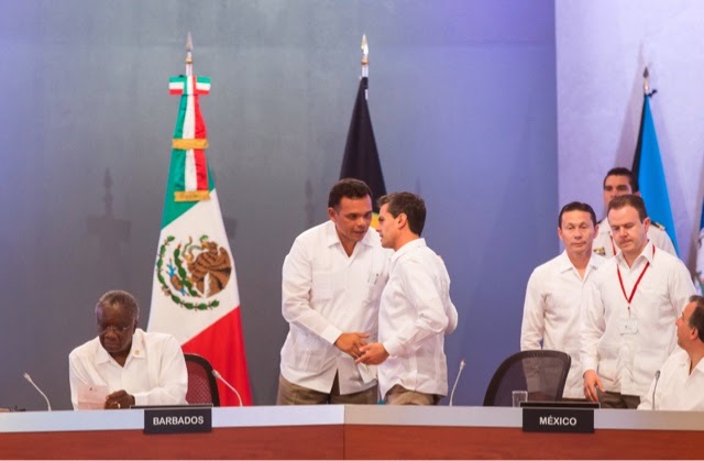 Inaugura el Presidente Enrique Peña Nieto III Cumbre México- Caricom