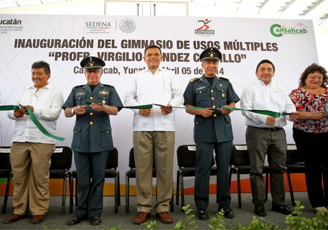 El municipio de Cansahcab cuenta con nuevas instalaciones deportivas.