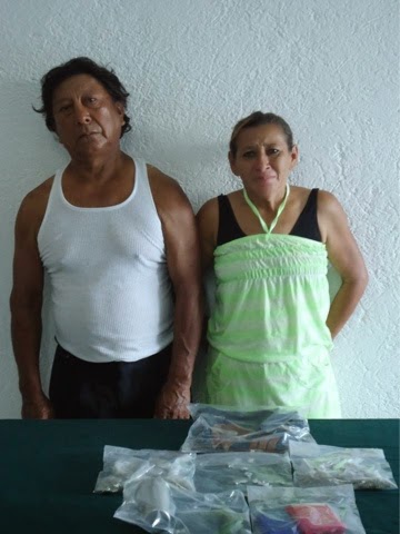 Mujer llevaba una planta de mariguana en su bolso de mano