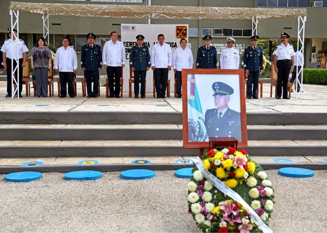 Realizan ceremonia luctuosa para ex comandante de XXXII Zona Militar