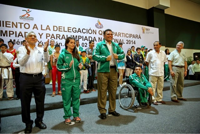 Participará delegación de más de mil 200 personas en Olimpiada y
Paralimpiada Nacional 2014