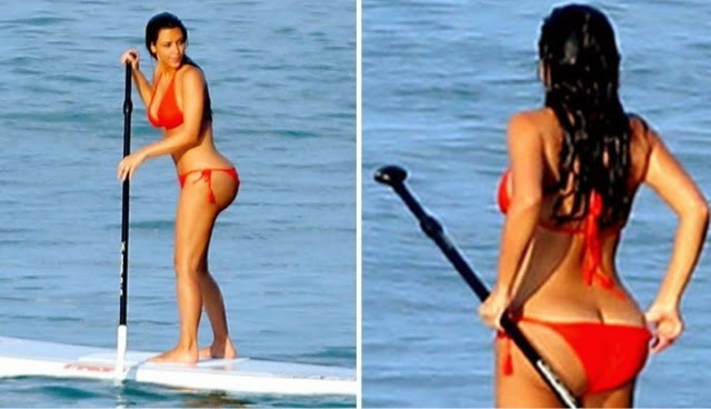 El "accidente" de Kim Kardashian en el mar