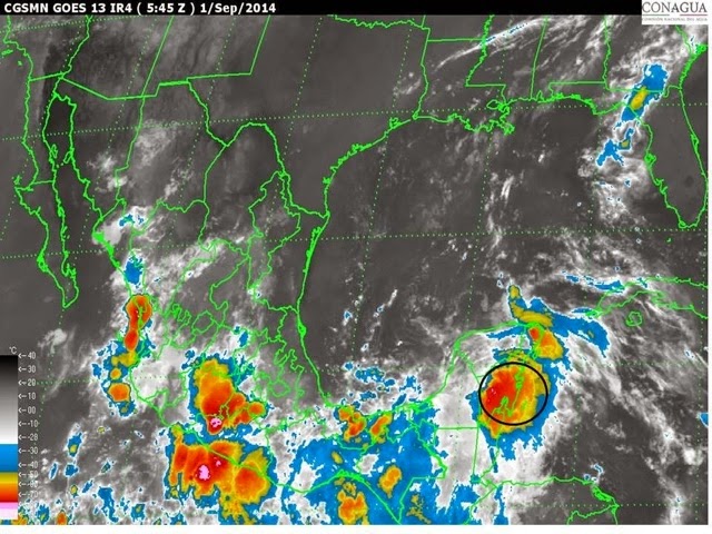 Onda Tropical 25, con lluvias, pero sin potencial ciclónico para Yucatán