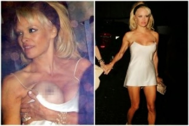 Pamela Anderson sufre incidente y muestra de más
