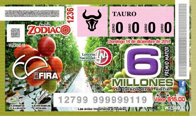 Cae en Mérida el tercer lugar del sorteo Zodiaco