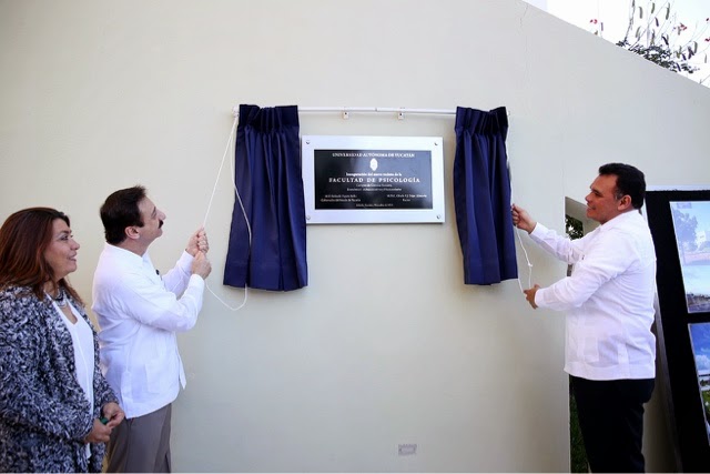 Inauguran instalaciones de Facultades de Derecho, Psicología y
Educación de UADY