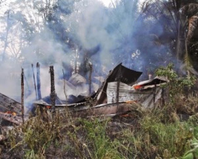 Incendiario preso por quemar la casa de un vecino