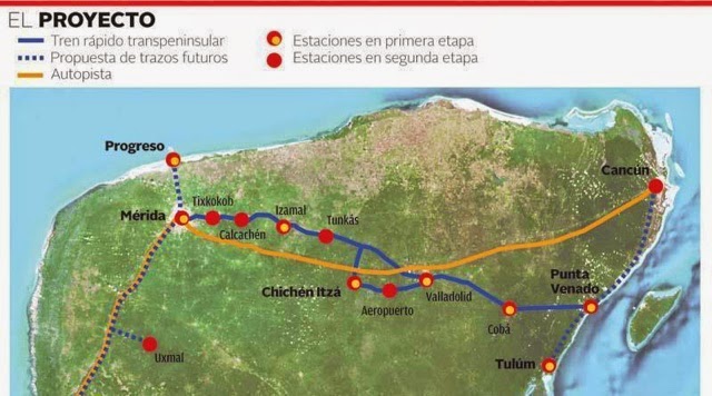 Cancela el Gobierno Federal el Tren Transpeninsular Yucatán-Quintana Roo