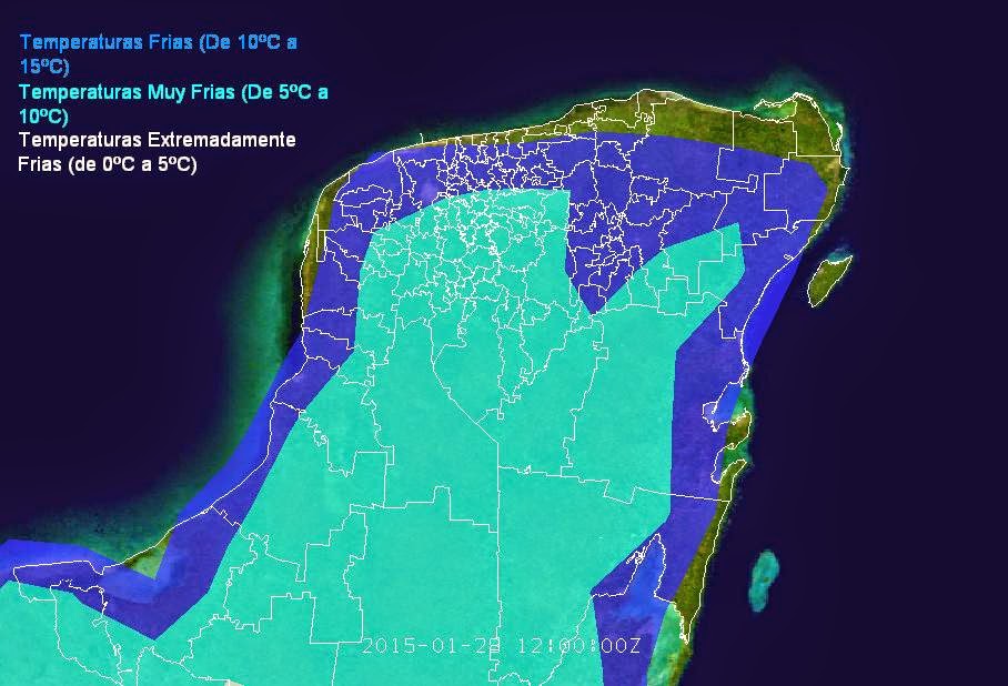 Martes con récord de frío en Yucatán… y hoy hay más