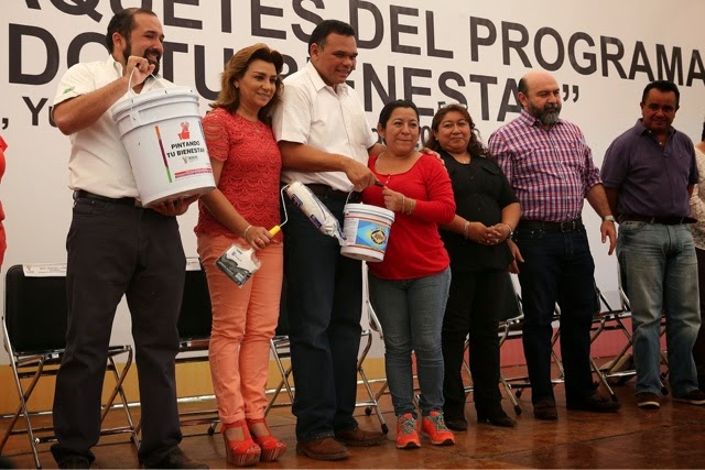 Más de 37 mil familias de Mérida beneficiadas con "Pintando tu
bienestar"