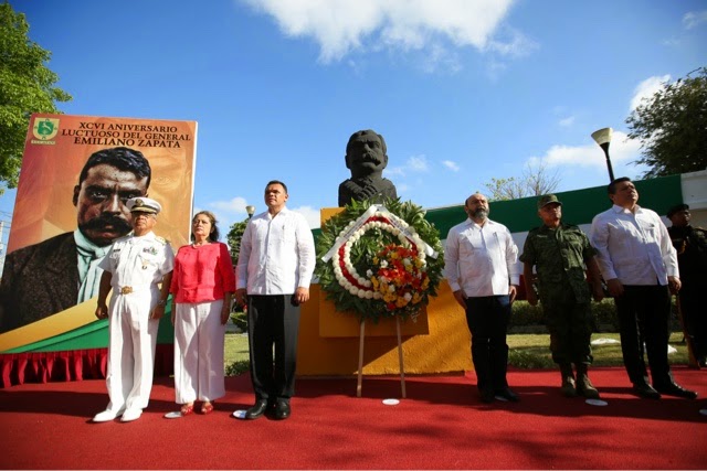 Legado histórico de Emiliano Zapata, presente en Yucatán