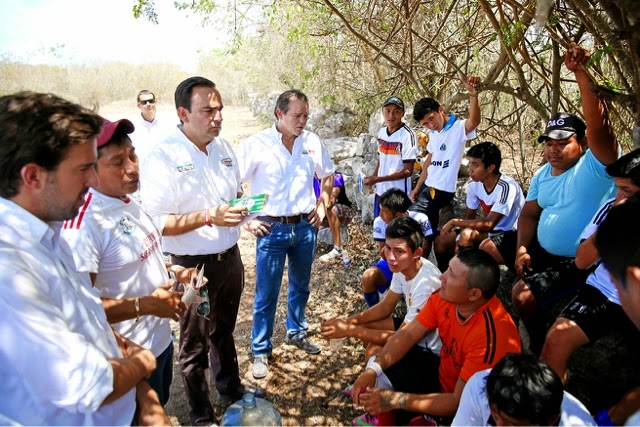 Candidato del PRI recorrió más de 20 kilómetros presentando propuestas