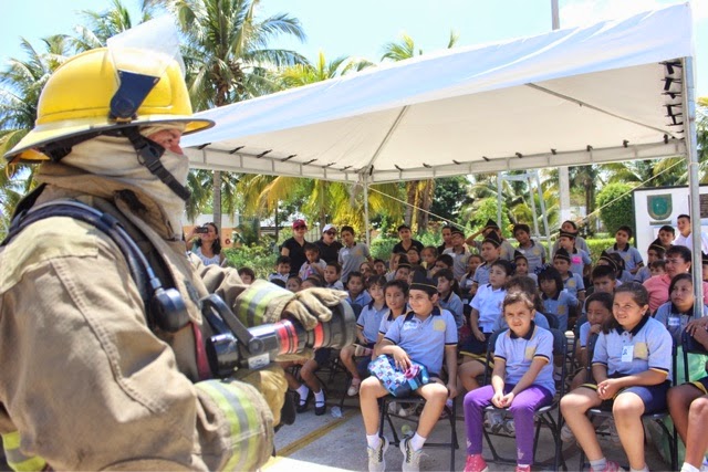 Alumnos conocen labor de elementos de SSP