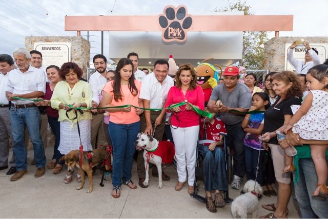 Inauguran Peek Park, primer parque canino de Mérida