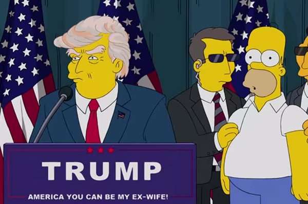 Video: Los Simpson se burlan de Donald Trump